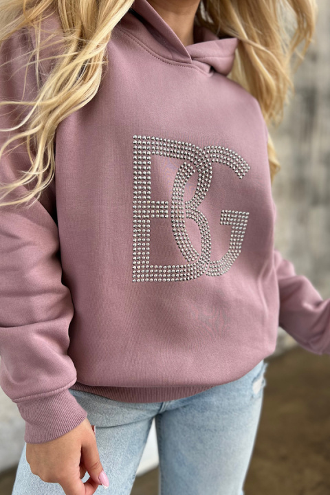 Sweatshirt DIAMOND dirty pink BG couture Sweatshirt DIAMOND dirty pink BG couture
