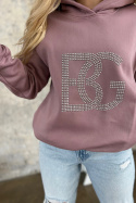 Sweatshirt DIAMOND dirty pink BG couture