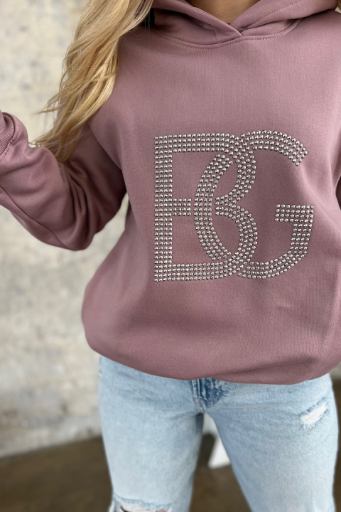 Sweatshirt DIAMOND dirty pink BG couture Sweatshirt DIAMOND dirty pink BG couture