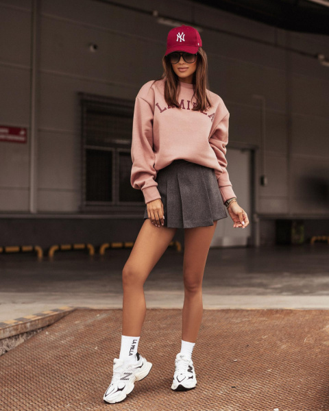 COLLEGE sweatshirt dirty pink La Milla COLLEGE sweatshirt dirty pink La Milla