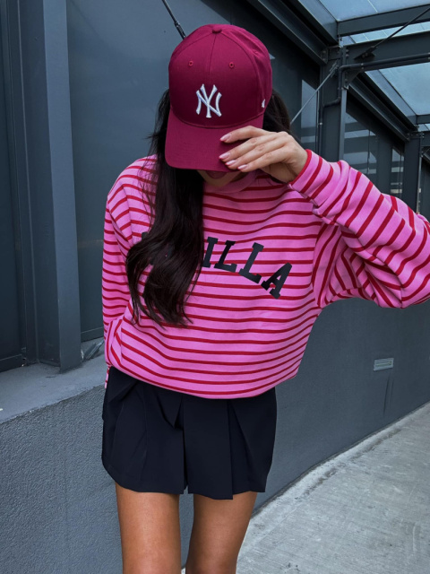 Striped sweatshirt COLLEGE striped pinks La Milla Striped sweatshirt COLLEGE striped pinks La Milla