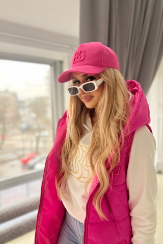 Czapka z daszkiem LOGO BG różowa Brandenburg