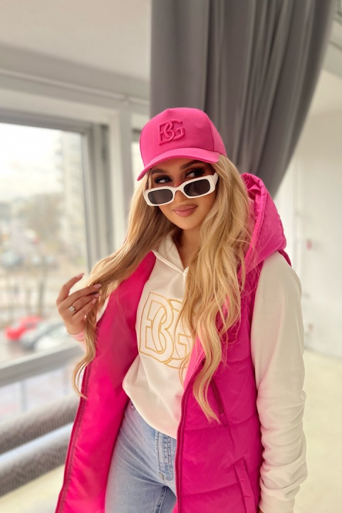 Czapka z daszkiem LOGO BG różowa Brandenburg