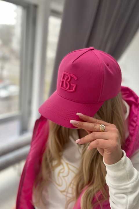 Czapka z daszkiem LOGO BG różowa Brandenburg