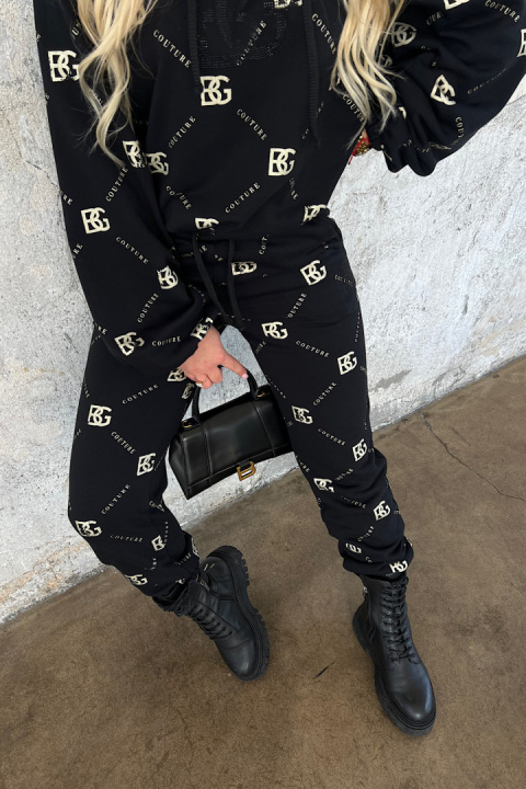 BG HOLO black-gold sweatshirt set Brandenburg Couture BG HOLO black-gold sweatshirt set Brandenburg Couture