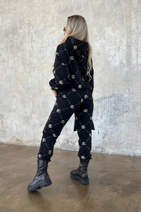 BG HOLO black-gold sweatshirt set Brandenburg Couture BG HOLO black-gold sweatshirt set Brandenburg Couture