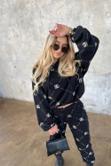BG HOLO black-gold sweatshirt set Brandenburg Couture BG HOLO black-gold sweatshirt set Brandenburg Couture