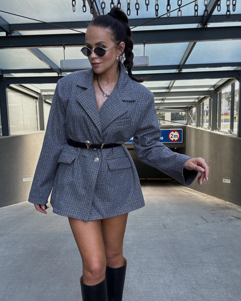 Jacket grey check La Milla Jacket grey check La Milla