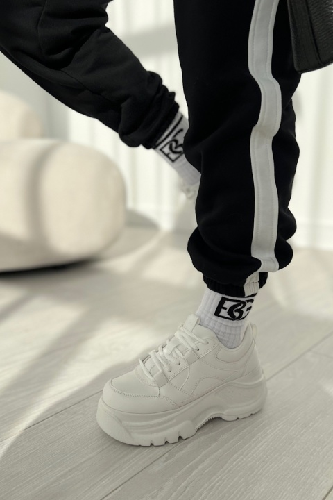 Skarpetki BG LONG czarne logo Brandenburg 36-39