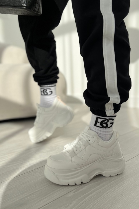 Skarpetki BG LONG czarne logo Brandenburg 36-39