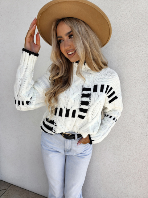 BRAID sweater ecru By Me BRAID sweater ecru By Me