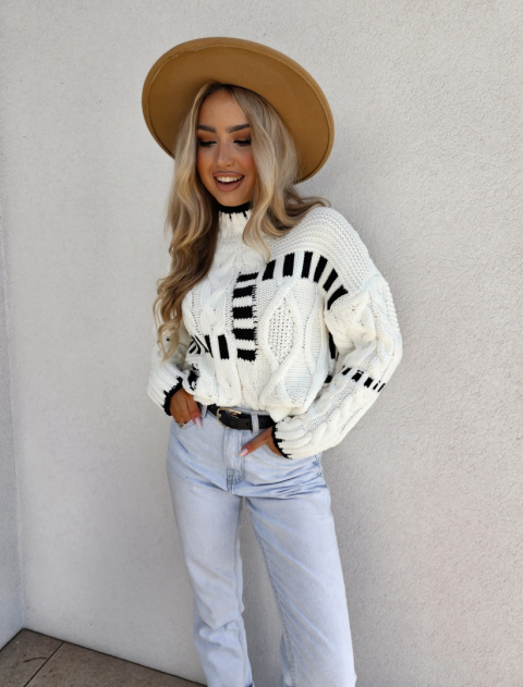 BRAID sweater ecru By Me BRAID sweater ecru By Me