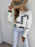 BRAID sweater ecru By Me BRAID sweater ecru By Me