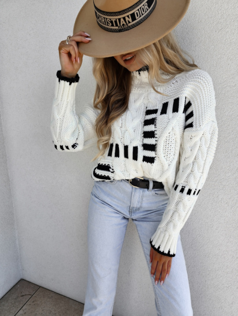 BRAID sweater ecru By Me BRAID sweater ecru By Me