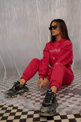 Bluza DOWNTOWN burgund LA MANUEL