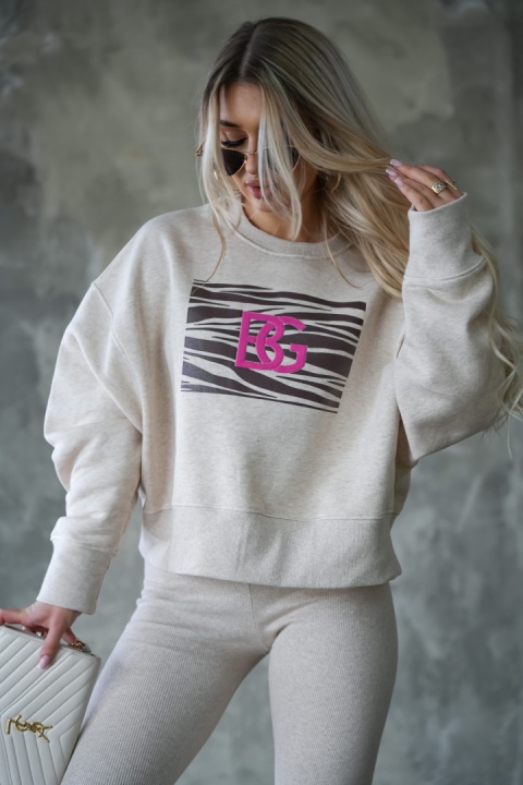 Bluza ICON beż melanż BRANDENBURG COUTURE