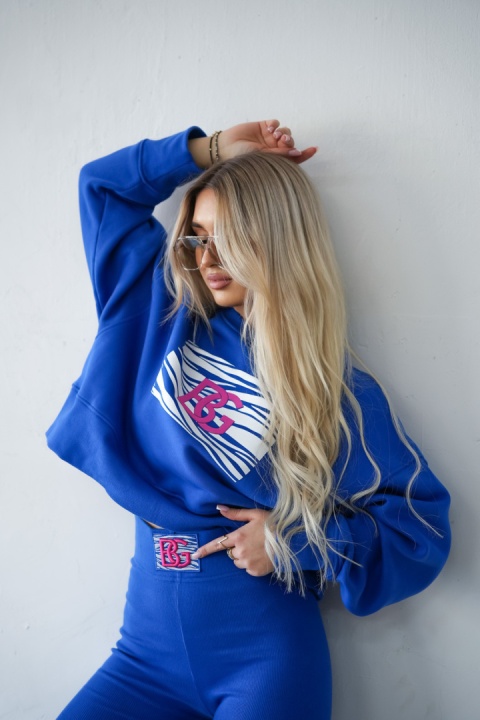 Bluza ICON niebieska BRANDENBURG COUTURE