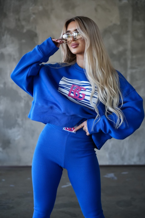 Bluza ICON niebieska BRANDENBURG COUTURE