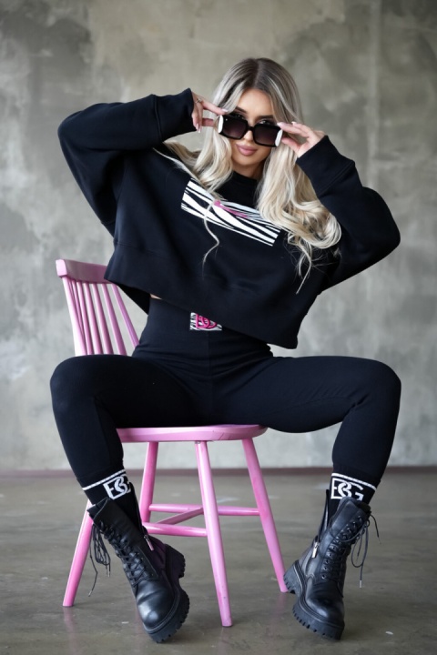 Bluza ICON czarna BRANDENBURG COUTURE