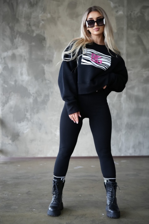 Bluza ICON czarna BRANDENBURG COUTURE