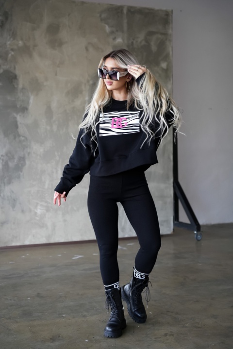 Bluza ICON czarna BRANDENBURG COUTURE