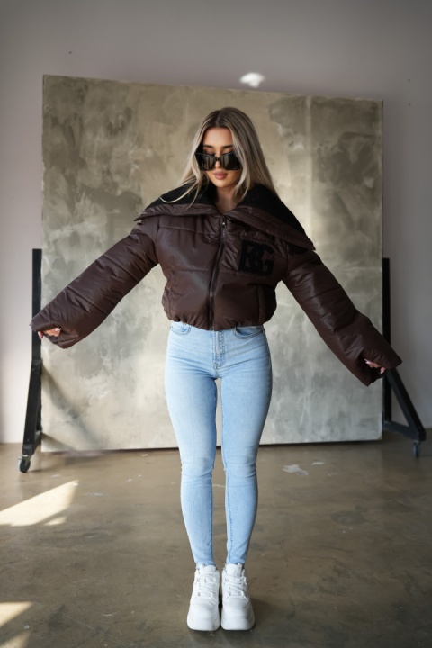 Kurtka BG ICEGIRL brązowa BRANDENBURG COUTURE