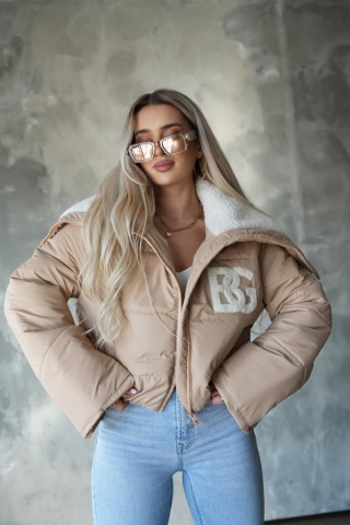 Kurtka BG ICEGIRL beżowa BRANDENBURG COUTURE
