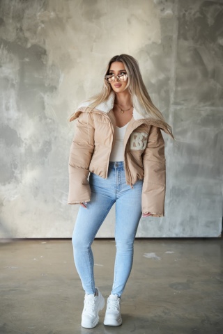 Kurtka BG ICEGIRL beżowa BRANDENBURG COUTURE