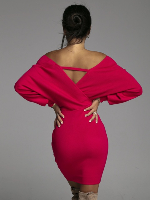 Sukienka dzianinowa NOEL fuksja