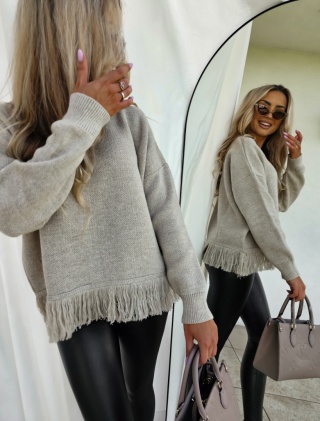 Sweter AIDA beżowy By Me