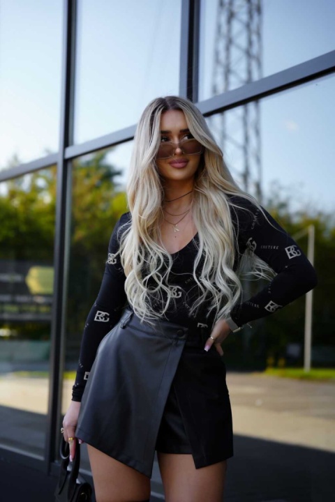 Szorty spodnico spodenki BG LOVER czarne Brandenburg