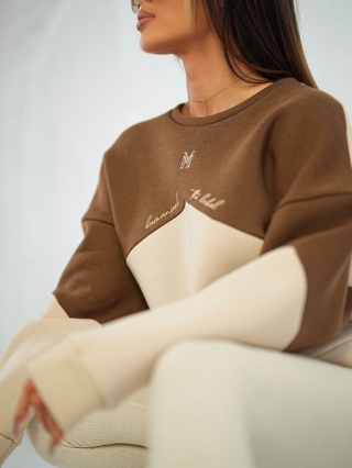 Bluza AVANGARDE czekolada LA MANUEL