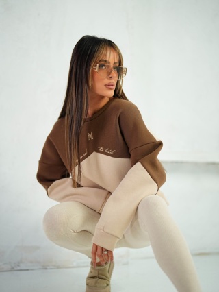 Bluza AVANGARDE czekolada LA MANUEL