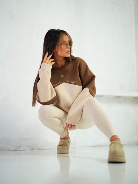 Bluza AVANGARDE czekolada LA MANUEL