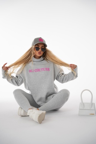 Bluza MIMI BG szary melanż Brandenburg Couture