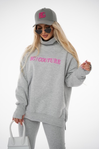 Bluza MIMI BG szary melanż Brandenburg Couture