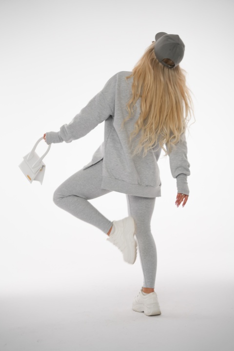 Bluza MIMI BG szary melanż Brandenburg Couture