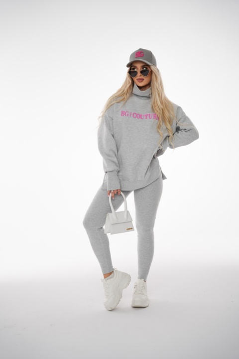 Bluza MIMI BG szary melanż Brandenburg Couture