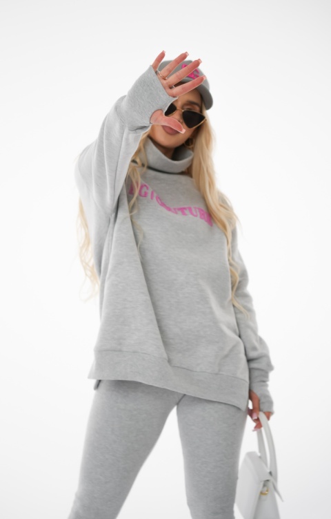 Bluza MIMI BG szary melanż Brandenburg Couture