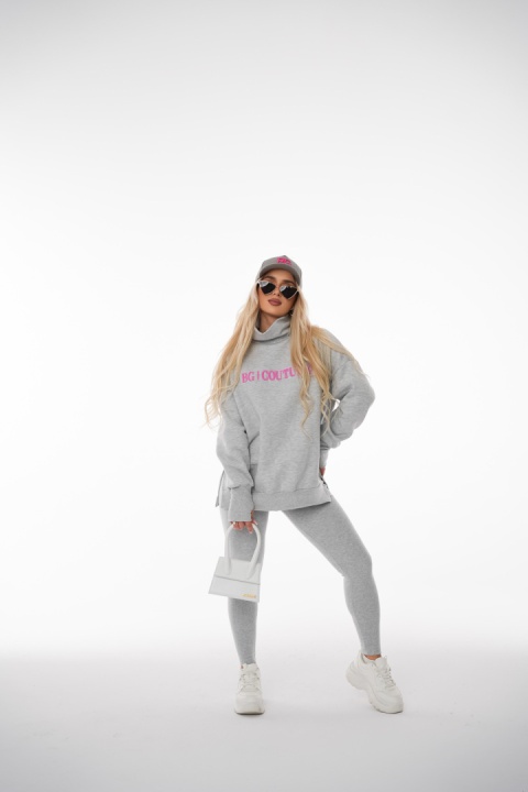 Bluza MIMI BG szary melanż Brandenburg Couture