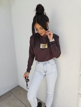 MODIVO longsleeve blouse brown By Me