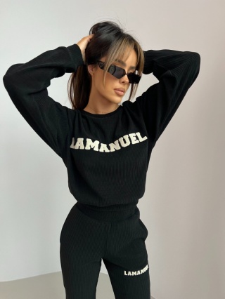 Komplet NOSTALGIA czarny La Manuel