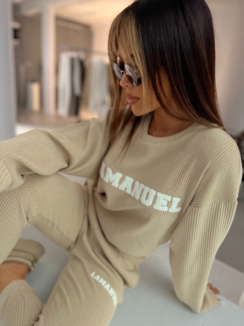 Komplet NOSTALGIA beż La Manuel