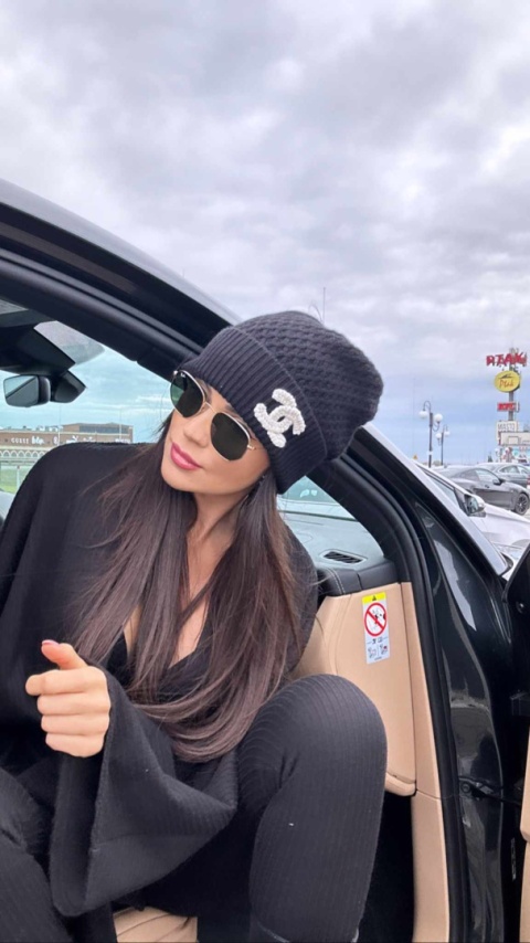 Komplet kimono z legginsami czarne La Milla