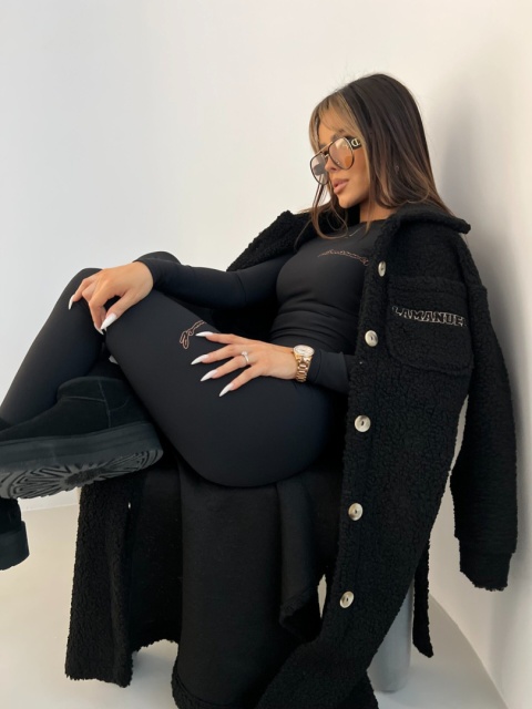 Płaszcz THE SEASON czarny LA MANUEL