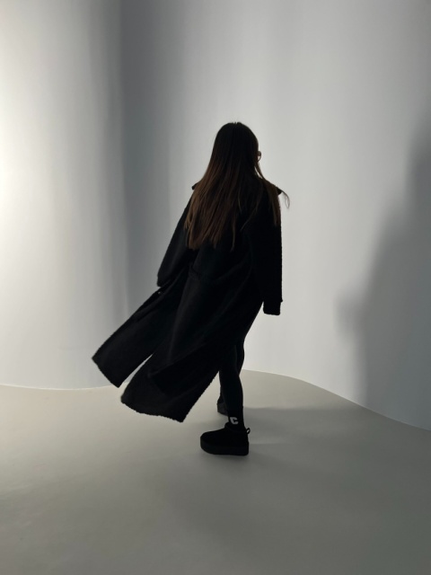 Płaszcz THE SEASON czarny LA MANUEL