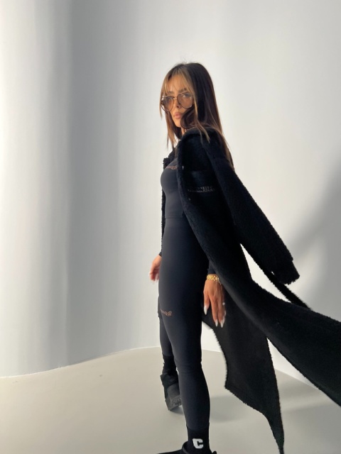 Płaszcz THE SEASON czarny LA MANUEL