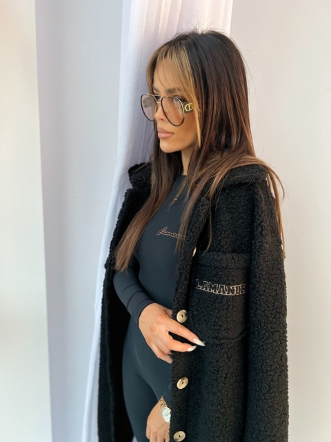 Płaszcz THE SEASON czarny LA MANUEL