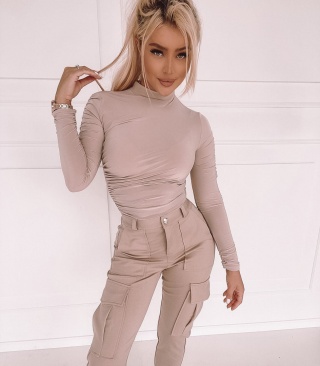 Body Darling ecru/ jasny beż - LA MANUEL