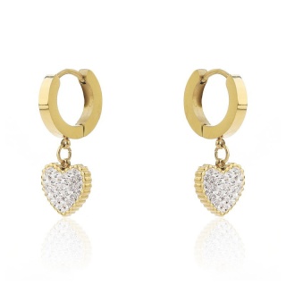 Kolczyki ze stali chirurgicznej SMALL HEARTS